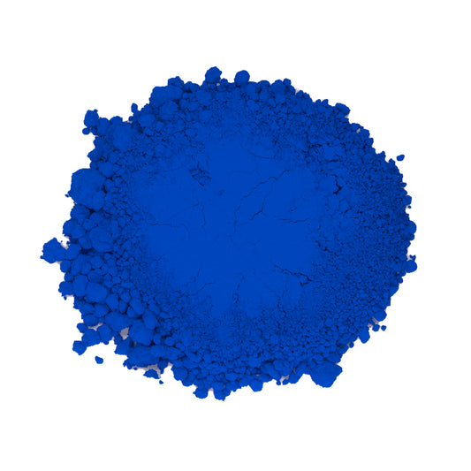 CP-40001 Ultramarine Blue: Ultramarine Blue is the basis for most all of our Blue Micas. In high pH formulations this will give off the odor of rotten eggs. Synthetically produced for high purity. Widely used in makeup and industrial applications. For Cosmetics (not approved for use on lips) , Epoxy Resin, Nail Art, Nail Polish, Polymer Clay,  Auto Paint, House Paint, Water Colors, Soap Making, Candle Making, Plastic, Jewelry, Glass, Ceramics, Silicone and many other industrial and craft applications.