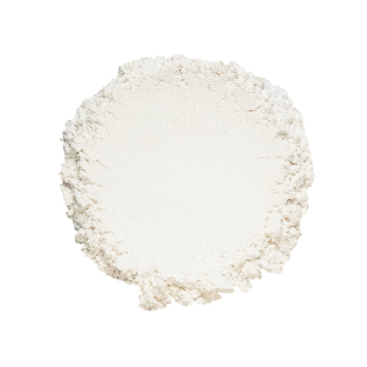 CP-7101 Synthetic Fine White Satin is a Synthetic Fluorphlogopite (Synthetic Mica) Powder w/ a < 15 micron size.
Approved for cosmetic use w/o restriction and available in a variety of sizes.
Popular for Cosmetic, Epoxy, Resin, Nail Polish, Polymer Clay, Paint, Watercolor, Soap, Candle, Plastic, Jewelry, Glass, Ceramic, Silicone, & many other applications.
