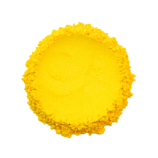 CP-7421 Syn Yellow is a Synthetic Fluorphlogopite (Synthetic Mica) Pearl Luster Powder w/ a 10-60 micron size.
Approved for cosmetic use w/o restriction and available in a variety of sizes.
Popular for Cosmetic, Epoxy, Resin, Nail Polish, Polymer Clay, Paint, Watercolor, Soap, Candle, Plastic, Jewelry, Glass, Ceramic, Silicone, & many other applications.