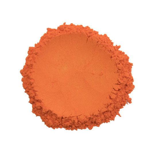 CP-7423 Syn Orange is a Pearl Luster Fluorphlogopite (Synthetic Mica) Powder with a 10-60 micron size.
Approved for cosmetic use & available in a variety of sizes.
Popular for Cosmetic, Epoxy, Resin, Nail Polish, Polymer Clay, Paint, Soap, Candle, Plastic, Jewelry, Glass, Ceramic, Silicone, & many other applications.
