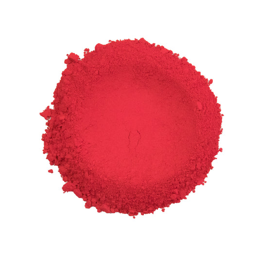CP-D&C Red #21 Al Lake: Dye that is Insoluble but miscible (dispersible) in water & oils. For Cosmetics with restrictions, Epoxy Resin, Nail Art, Nail Polish, Polymer Clay,  Auto Paint, House Paint, Water Colors, Candle Making, Plastic, Jewelry, Glass, Ceramics, Silicone and many other industrial and craft applications.
