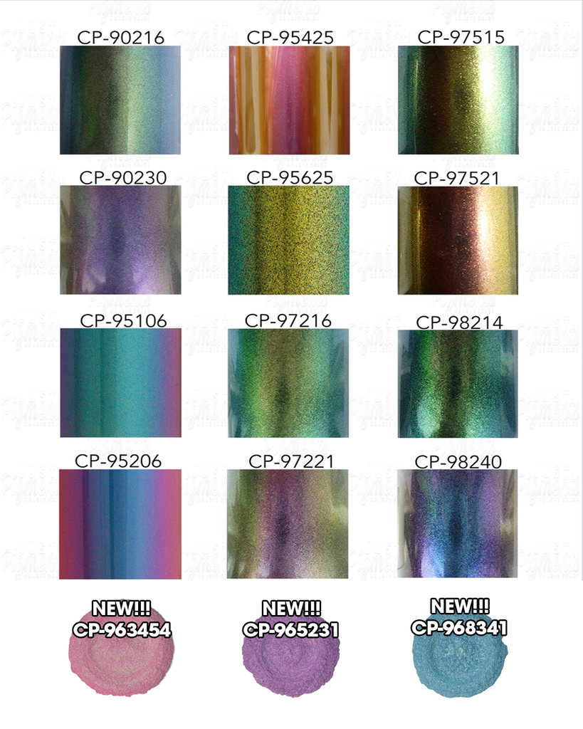 Sample Pack 15 Color Shift (Chameleon) Colors