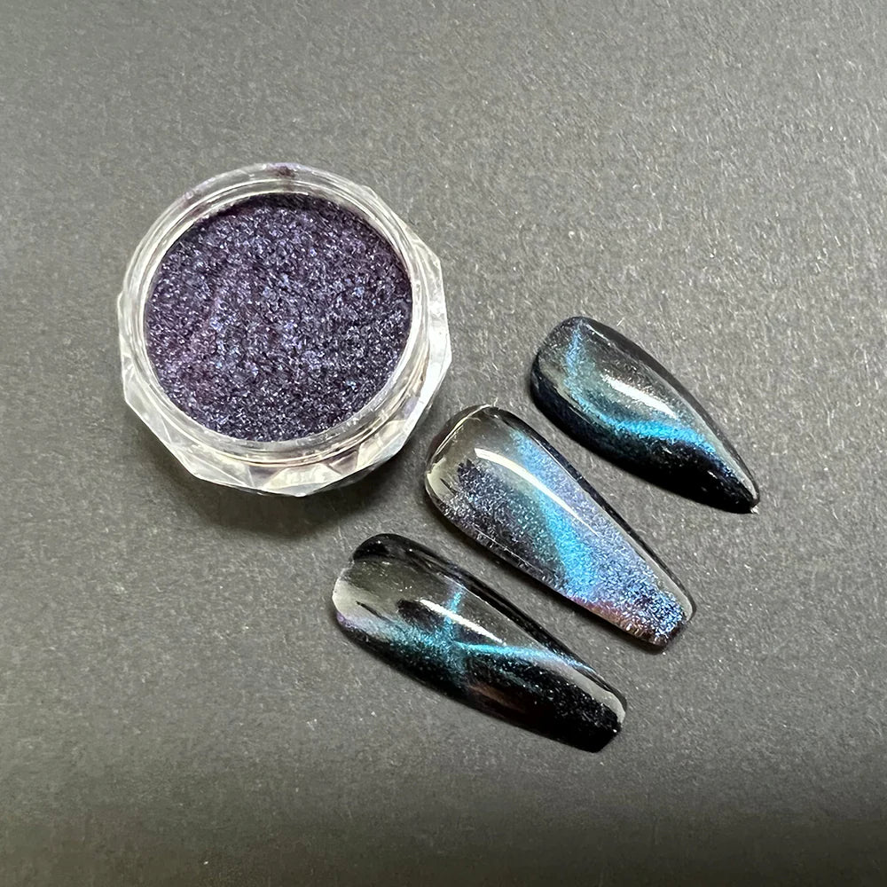 CP-DC82 Cat's Eye Purple is a Cat's Eye Pigment Powder w/ a 10-60 micron size.

Popular for Nail Polish, Auto Paint, House Paint, Cosmetic, and many other industrial, cosmetic, & craft applications.