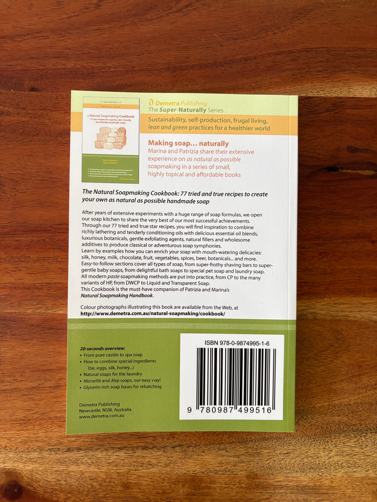Natural Soapmaking Cookbook (SALE)