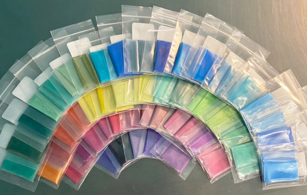Sample Pack 50 Assorted Mica Colors