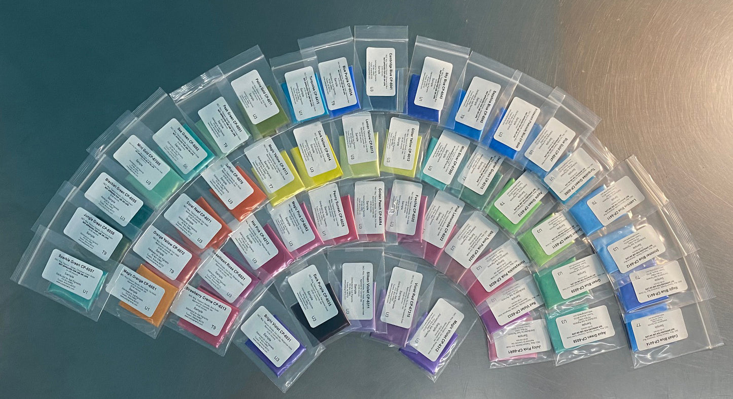 Sample Pack 50 Assorted Mica Colors