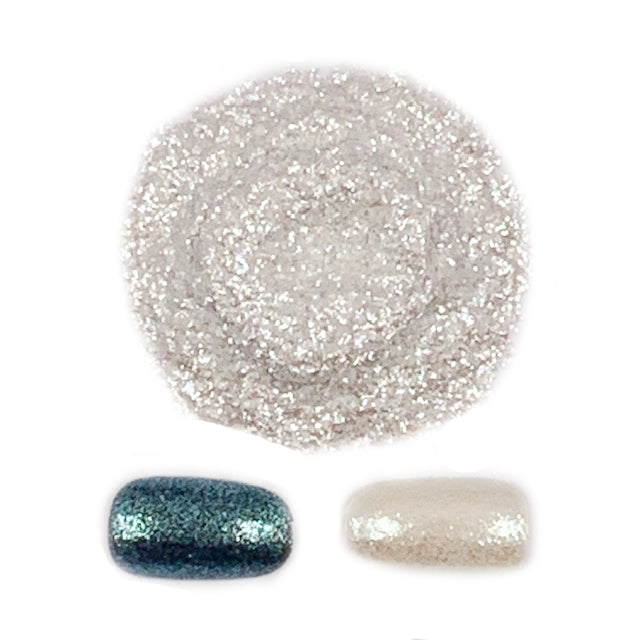 CP-7275 Syn Sparkle Green is a sparkly white Interference Synthetic Fluorphlogopite (Synthetic Mica) Powder w/ a 200-700 micron size.

Popular for Cosmetic, Epoxy, Resin, Nail Polish, Polymer Clay, Paint, Watercolor, Soap, Candle, Plastic, Jewelry, Glass, Ceramic, Silicone, & many other applications.