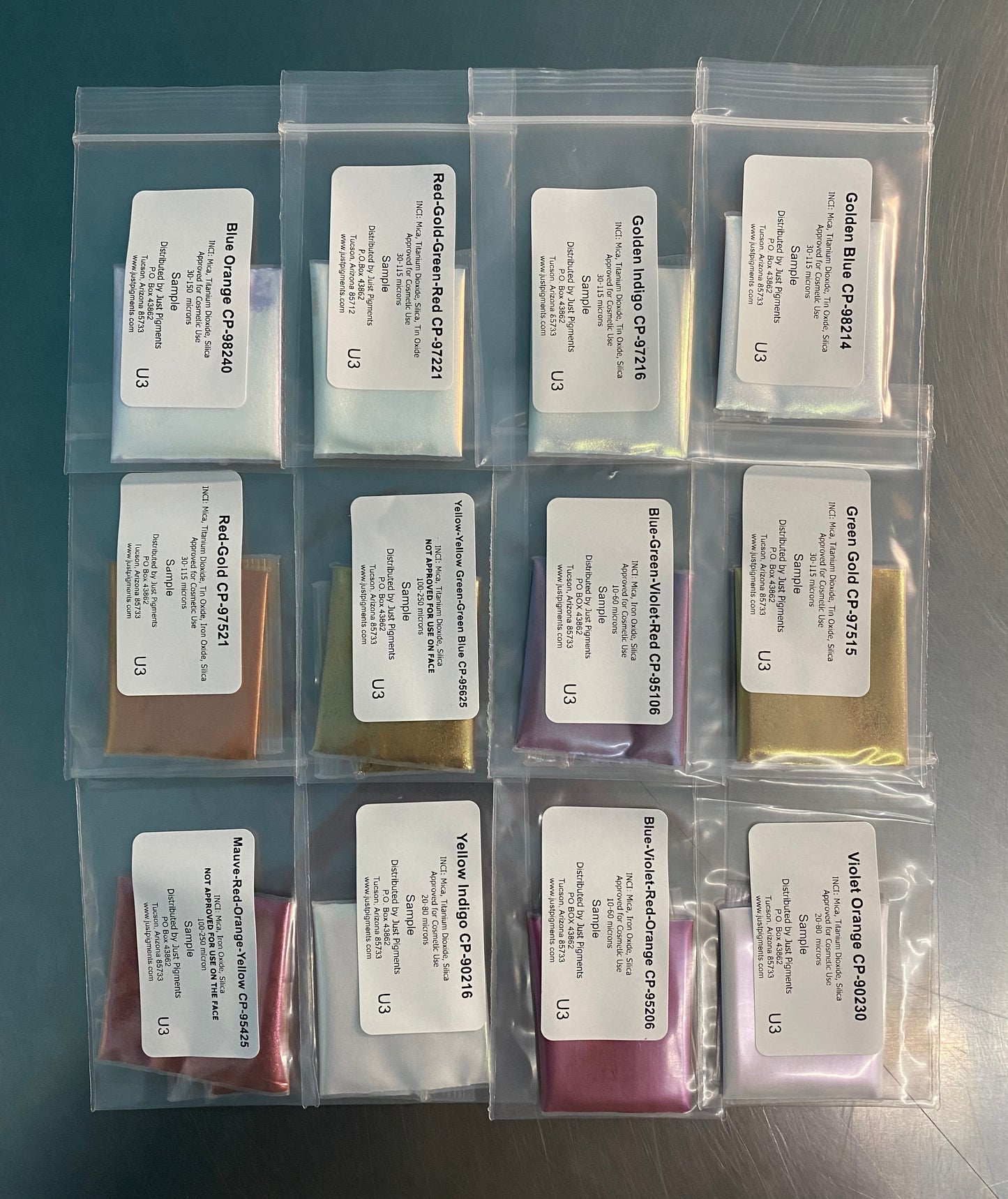 Sample Pack 15 Color Shift (Chameleon) Colors