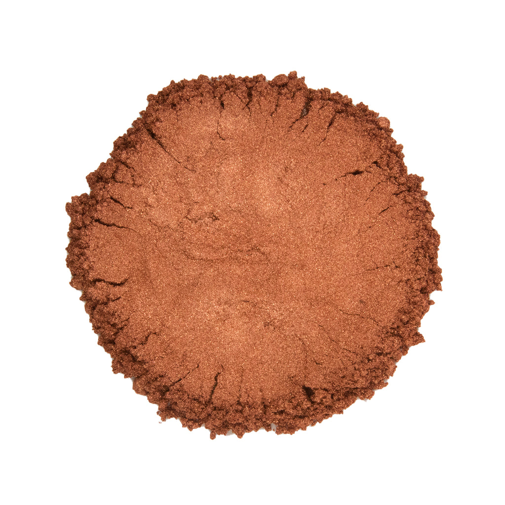 CP-502 Red Brown: Pearl Luster Powder for Cosmetics, Epoxy Resin, Nail Art, Nail Polish, Polymer Clay,  Auto Paint, House Paint, Water Colors, Soap Making, Candle Making, Plastic, Jewelry, Glass, Ceramics, Silicone and many other industrial and craft applications. 