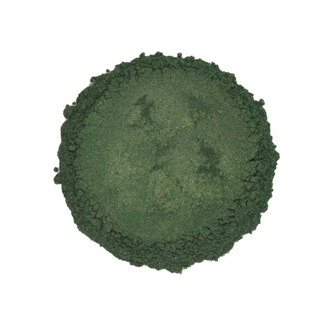 CP-6056 Jungle Green : Pearl Luster Powder for Cosmetics, Epoxy Resin, Nail Art, Nail Polish, Polymer Clay,  Auto Paint, House Paint, Water Colors, Soap Making, Candle Making, Plastic, Jewelry, Glass, Ceramics, Silicone and many other industrial and craft applications. 