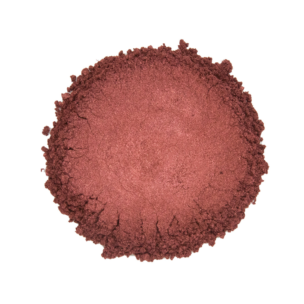 CP-67304 Duochrome Red Brown is a Duochrome Pearl Luster Mica Powder w/ a 10-60 micron size.  Approved for cosmetic use w/o restriction & available in a variety of sizes.  Popular for Cosmetic, Epoxy, Resin, Nail Polish, Polymer Clay, Paint, Soap, Candle, Plastic, Jewelry, Glass, Ceramic, Silicone, & more.