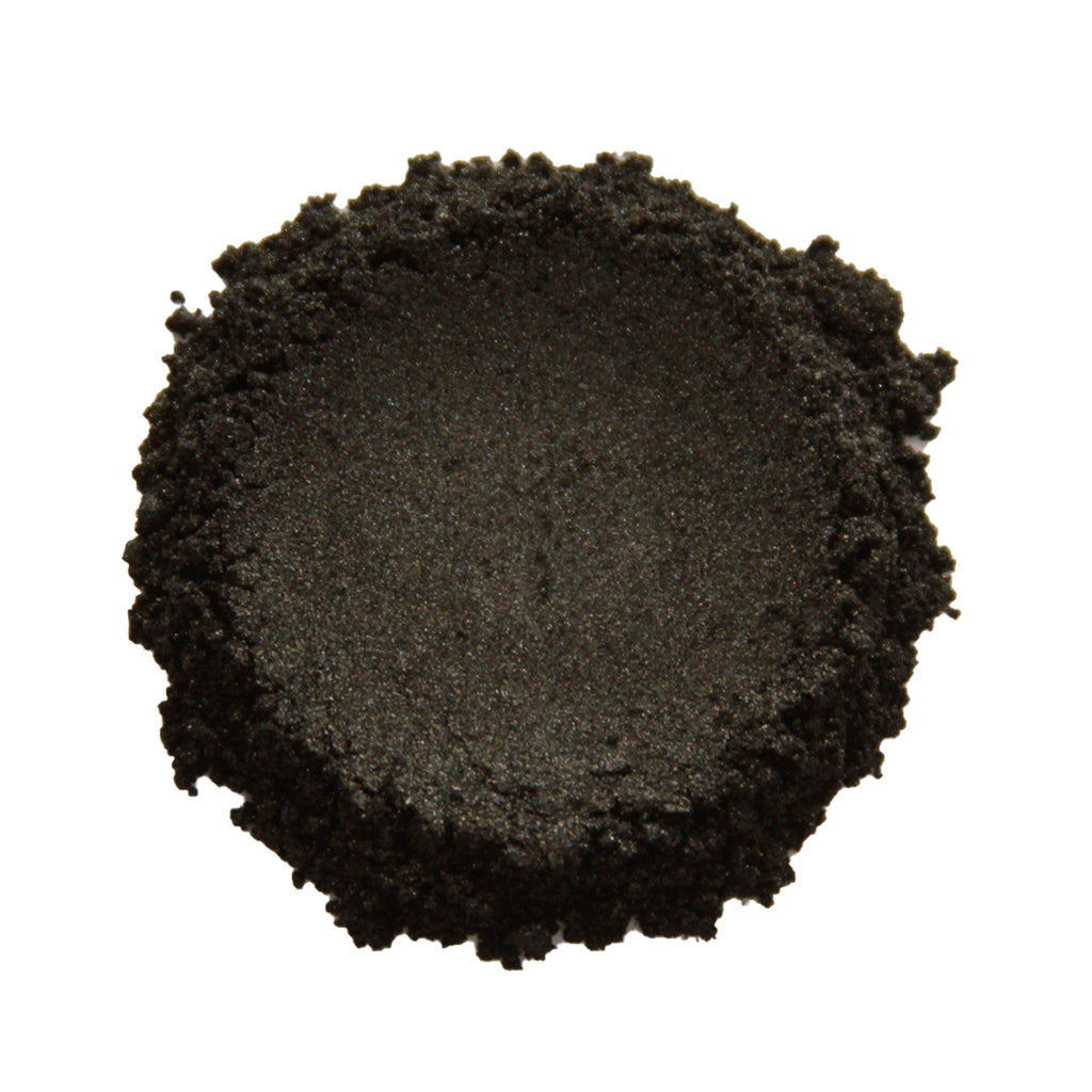 CP-6994 Black Pearl is a Black Pearl Luster Mica Powder w/ a 10-60 micron size.  Approved for cosmetic use w/o restrictions and available in a variety of sizes.  Popular for Cosmetic, Epoxy, Resin, Nail Polish, Polymer Clay, Paint, Soap, Candle, Plastic, Jewelry, Glass, Ceramic, Silicone, and many other applications.