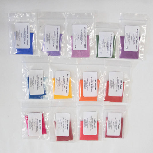 Sample Pack 13 Matte Colors (Pigments Without Mica)