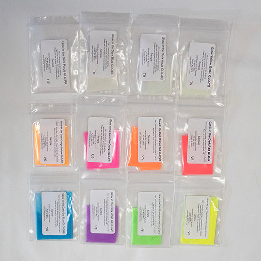 Sample Pack 12 Glow In The Dark Colors