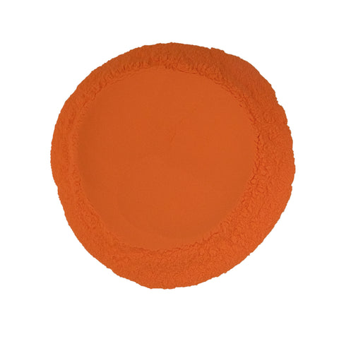 CP-GLO-OR Glow in the Dark Orange Red: Our "Glow in the Dark" pigments are approved for short term cosmetics use. Not all glow pigments activate well and light up. To activate them, expose them to strong light such as sunlight. For Cosmetics (for short term use), Epoxy Resin, Nail Art, Nail Polish, Polymer Clay,  Auto Paint, House Paint, Water Colors, Soap Making, Candle Making, Plastic, Jewelry, Glass, Ceramics, Silicone and many other industrial and craft applications. 